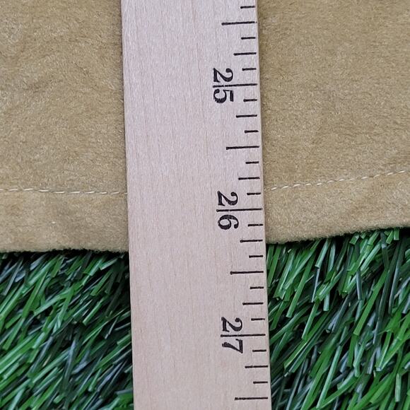 Vintage 70s LEE Chamois Button Shirt Medium 21x26 Beige - Picture 12 of 12